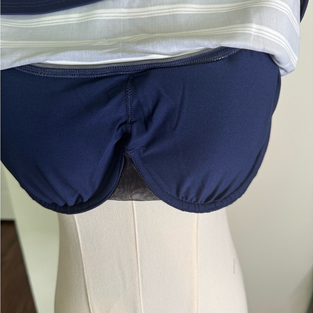 Lands' End Navy and White Striped Tankini - Picture 7 of 7